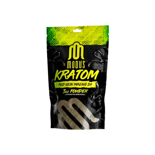 Modus Kratom Red Vein Maeng Da 3oz 85g - potent red strain for pain and sleep