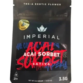 Imperial Acai Sorbet – THCA Exotic Flower 3.5g Sativa, Zaza Grade, 22.02%