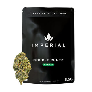 Double Runtz THCA Exotic Flower – 3.5g Hybrid, Fakies 25.90%