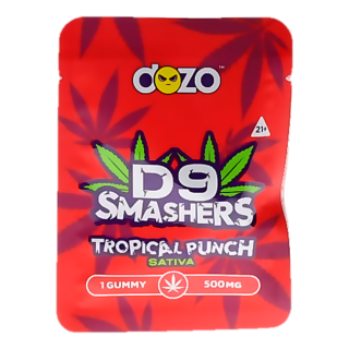 Dozo D9 Smashers THC Gummy 500mg 1 Count