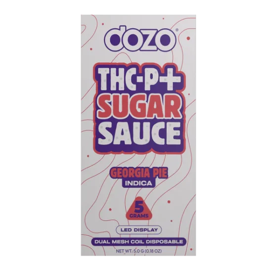 Dozo THC-P + Sugar Sause 5G Disposable Vape Georgia Pie
