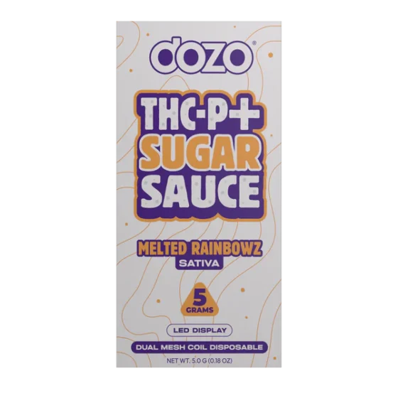 Dozo THC-P + Sugar Sause 5G Disposable Vape Melted Rainbowz