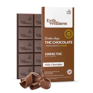 Erth Wellness Delta9 + THC Chocolate Bar Live Resin - 100mg