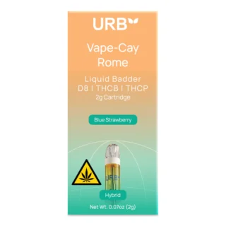 Urb Liquid Badder Delta 8 & THC-P Cartridge 2G Live Resin