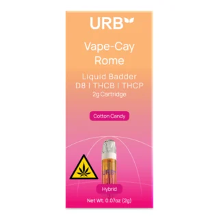 Urb Liquid Badder Delta 8 & THC-P Cartridge 2G Live Resin