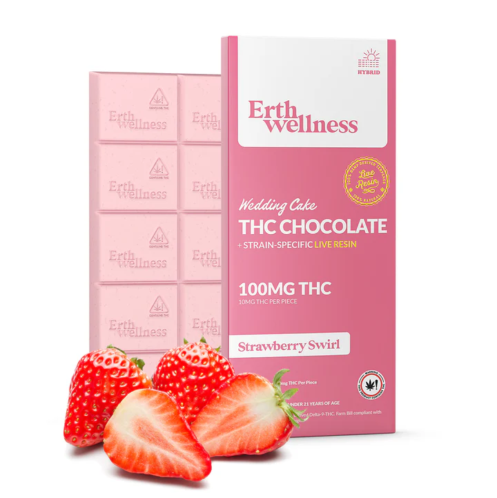 Erth Wellness Delta9 + THC Chocolate Bar Live Resin - 100mg