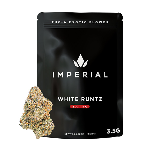 White Runtz – THCA Flower 3.5g Sativa, Zaza Grade, 23.5%