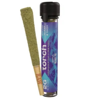 Torch 2 gram THC-A Hashhole pre-roll with berry, cherry, and vanilla flavor – Berry Pie Sativa