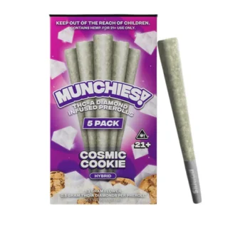 Delta Munchies – THC-A Diamond Infused Prerolls – Cosmic Cookie