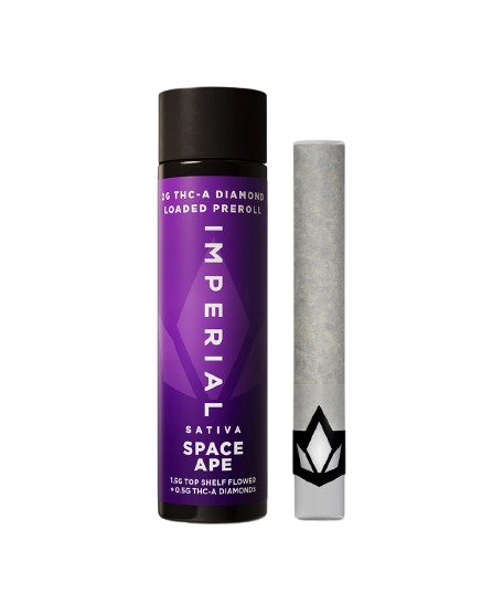 Imperial Space Ape THCA Loaded Preroll – 2g Sativa