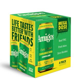Amigos Highly Crafted Cannabis Soda Lemon Lime