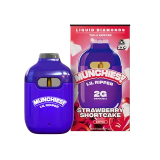 Delta Munchies Lil Ripper THCA Vape 2g Liquid Diamond – Strawberry Shortcake