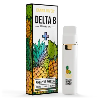 Highlighter Delta 8 THC Vape Pen - Green Crack - Sativa 2g - Pineapple Express