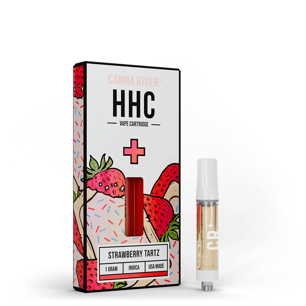 Canna River – HHC Vape Cartridge Strawberry Tartz (1 g)