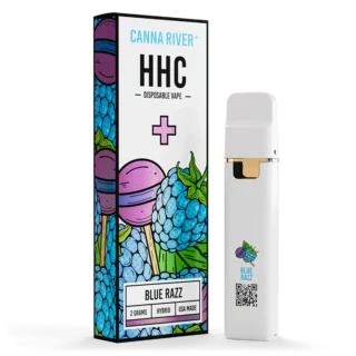 Canna River HHC Disposable Vape Blue Razz 2g
