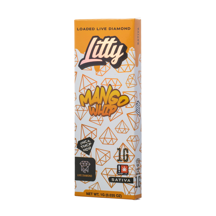 Litty Live Diamond THCA THCP HD9 Disposable 1g vape – Mango Whip