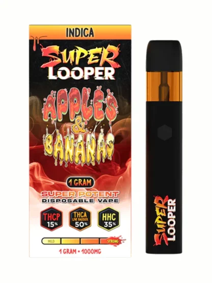 Looper – Apple & Banana Disposable Vape | HHC • THCP • Delta-8 | 1g