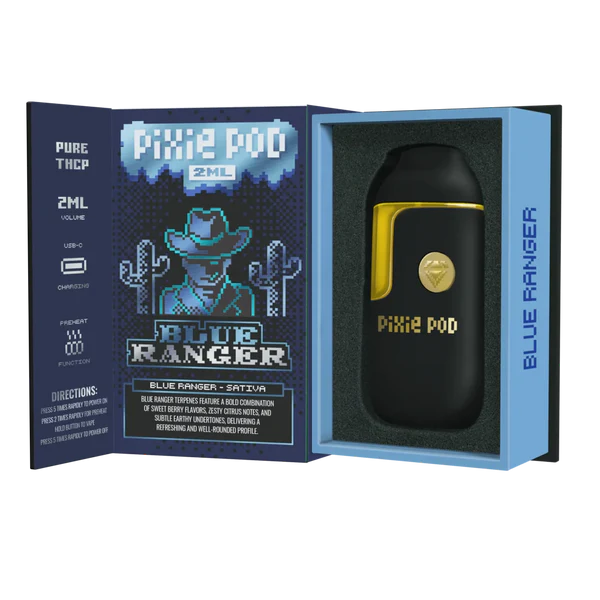 Pixie Pod THC-P Disposable 2ML Blue Ranger Sativa pure THC-P