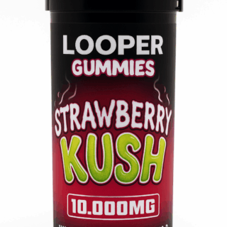 Looper – Ultra Potent Gummies | HHC • Delta-8 • Delta-9 • THCP | 20ct Strawberry Kush