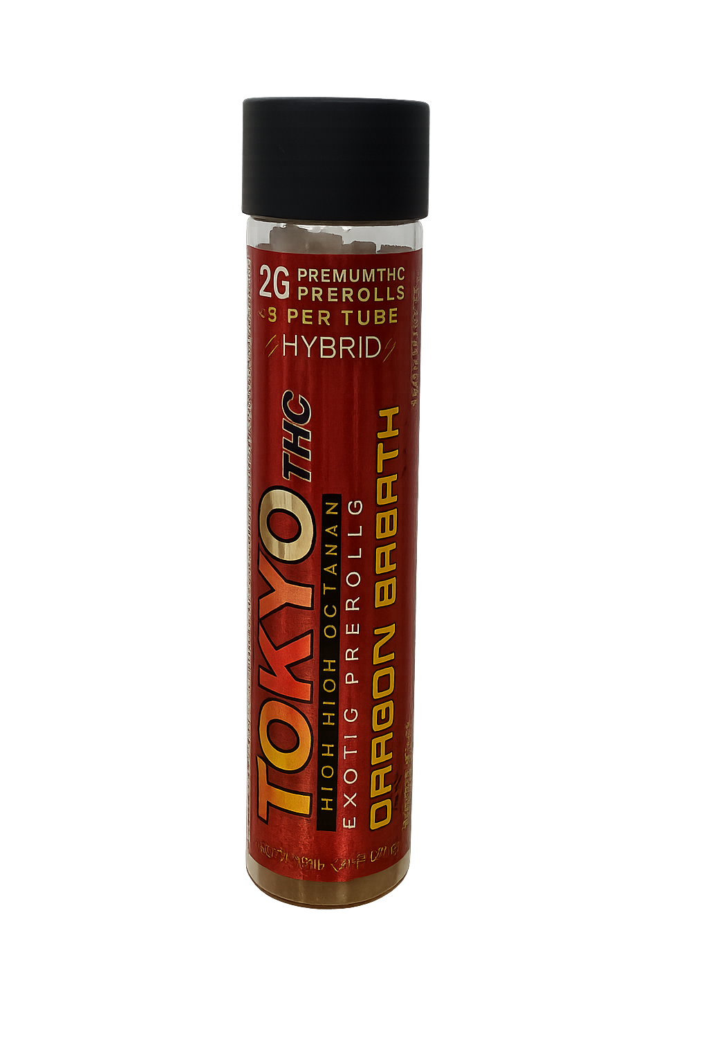 Tokyo THC EXOTIC PREROLLS 2G Dragon Breath 3CT