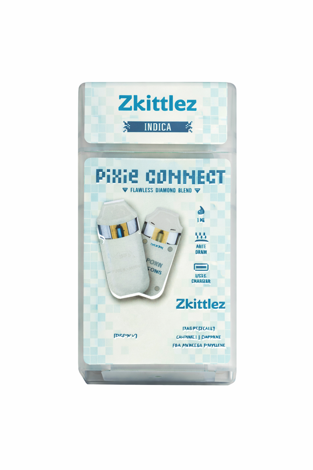 Pixie Connect Flawless Diamond Disposable Zkittlez Indica 1g
