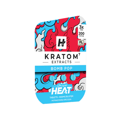 Straight Heat – Bomb Pop Kratom Extract Tablets 600mg