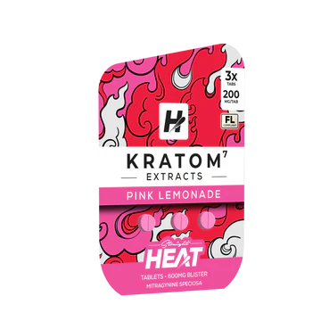 Straight Heat – Pink Lemonade Kratom Extract Tablets 600mg