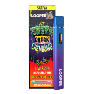 Looper XL 3G Disposable Vape – Premium THCA, THC-P, THC-B, THC-H, THC-JD, 11-HYDROXY