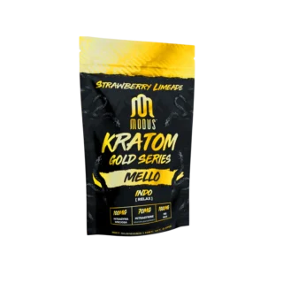 Gold Series Kratom Gummies – Mello | Strawberry Limeade