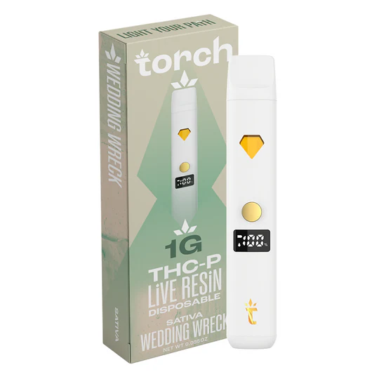 Torch Live Resin Blend Disposable 1G | THC-P - Wedding Wreck