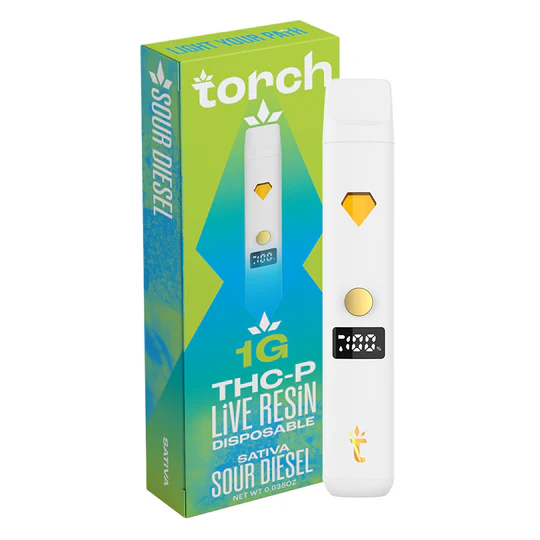 Torch Live Resin Blend Disposable 1G | THC-P - D8 - HHC - Image 3
