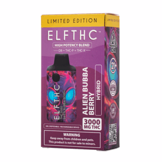 ELF THC THC3000 Disposable – Alien Bubba Berry – 3000mg