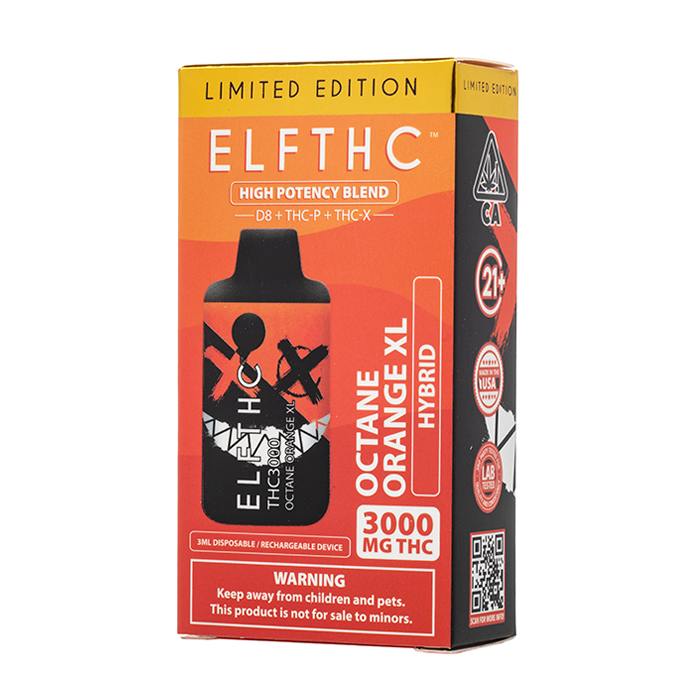 ELF THC THC3000 Disposable – Octane Orange XL – 3000mg