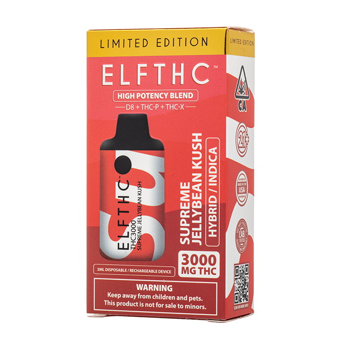 ELF THC THC3000 Disposable – Supreme Jellybean Kush – 3000mg