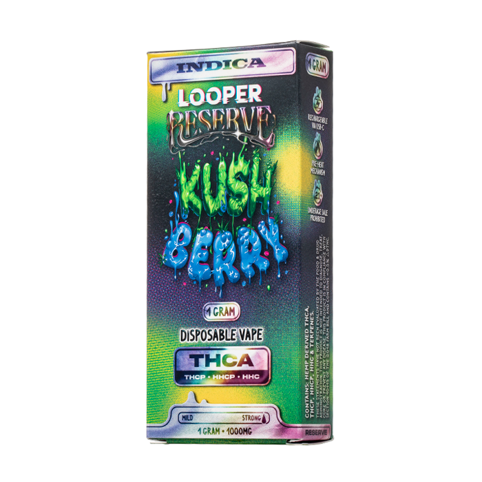 Looper – Kush Berry Disposable Vape | HHC • THCP • HHCP | 1g