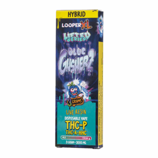 Looper – Blue Gusherz Disposable Vape | HHC • Delta-8 • THCP • HHCP | 3g