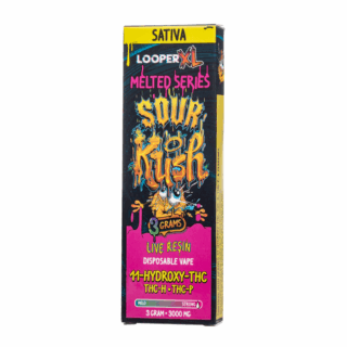 Looper Melted Series 3G Disposable Vape – Premium Live Resin Cannabinoid Blend HHC+THCP+THCB+DELTA8+CBG+CBD