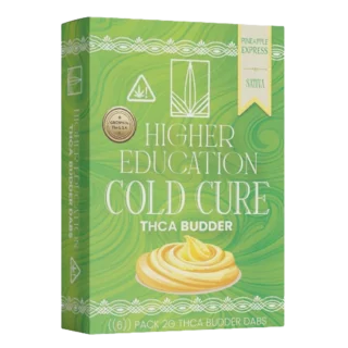 Higher Education 95% 2g THCA Budder Cold Cure Pineapple Express Sativa
