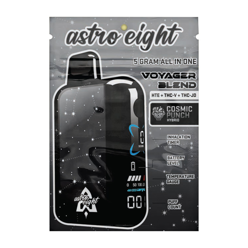 Astro Eight Voyager Blend Disposable Vape Cosmic Punch Hybrid 5G