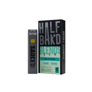Half Bak’d Zen Blends Disposable 1G – Baja Kush (Hybrid)