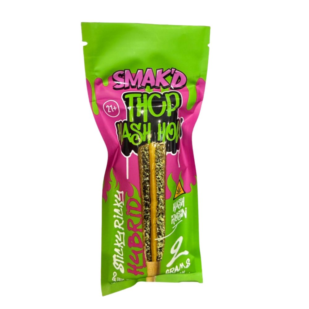 Smak’d THCP Hash Hole preroll 2g Sticky Ricky Hybrid