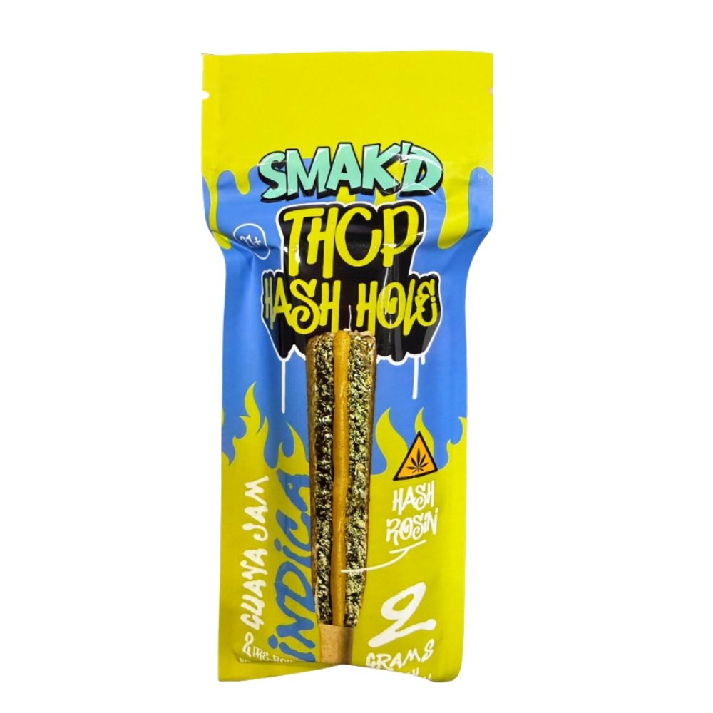 Smak’d THCP Hash Hole preroll 2g Guava Jam Indica