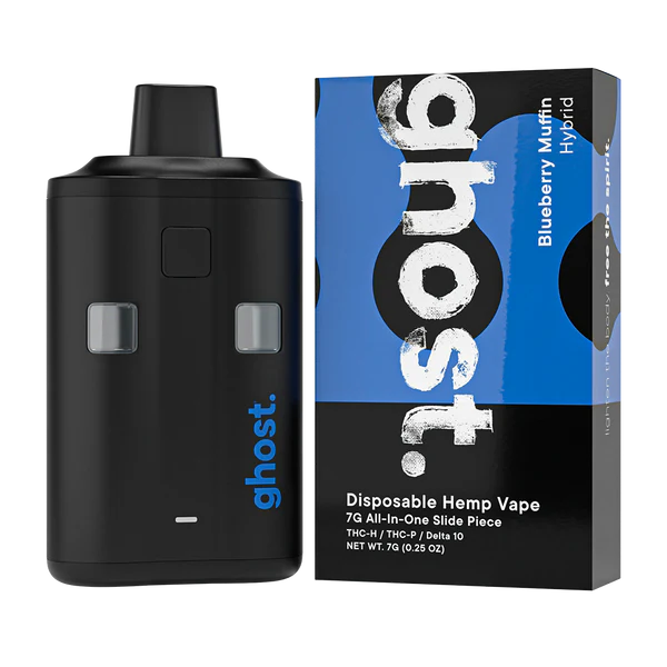 Ghost 7G Disposable Hemp Vape – Blueberry Muffin Hybrid