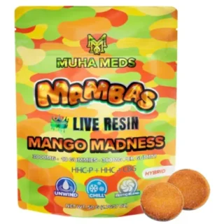 Muha Meds Mambas Live Resin Gummies Mango Madness 3000mg