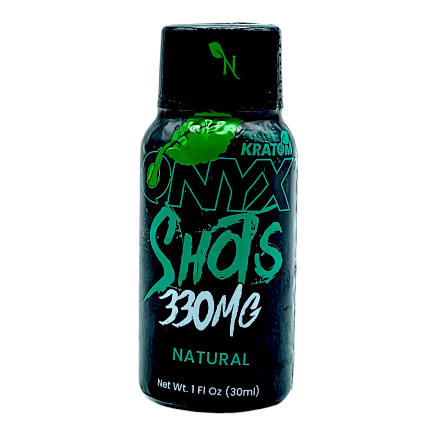 Bare Kratom Onyx Shot 330mg natural kratom extract fast acting 30ml bottle