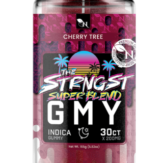 AGFN GMY THC Gummies Cherry Tree Indica 6000mg super blend live resin infused