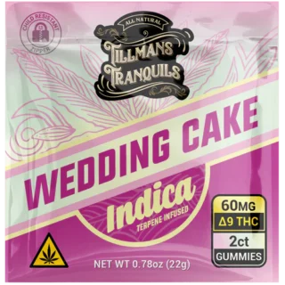Tillmans Tranquils Wedding Cake Delta-9 THC Gummies 60mg Indica