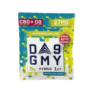 AGFN Delta 9 THC Gummies Single Serve watermelon lime