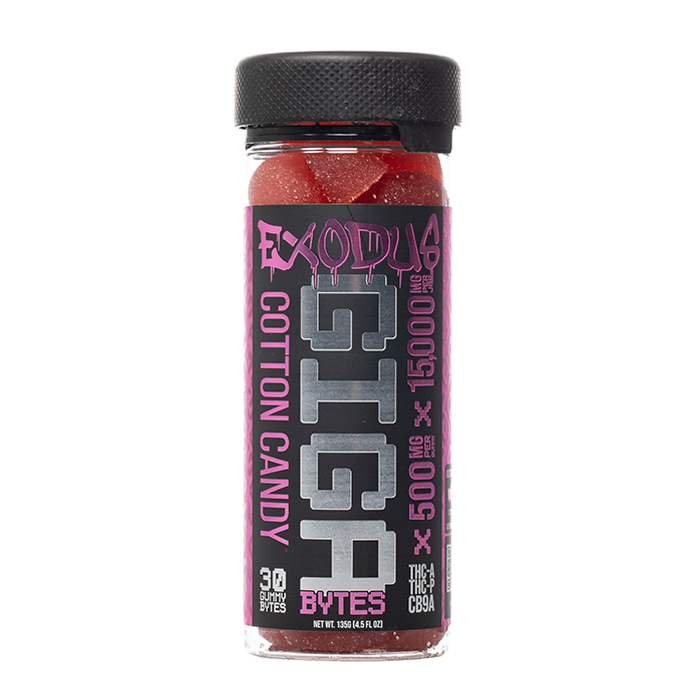 Exodus GIGABYTES Gummies 15000mg Cotton Candy