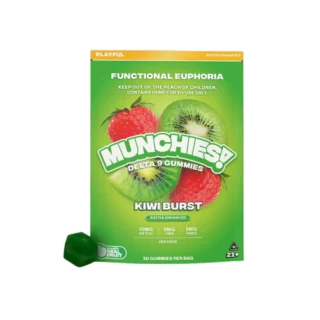Delta Munchies Euphoria Delta-9 THC Gummies Kiwi Burst 200mg